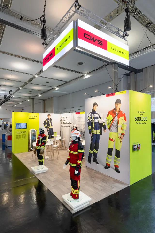 Messestand CWS auf der CMS 2025 in Berlin, Ansicht 7