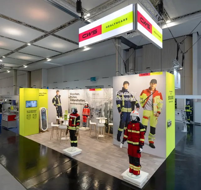 Messestand CWS auf der CMS 2025 in Berlin, Ansicht 6