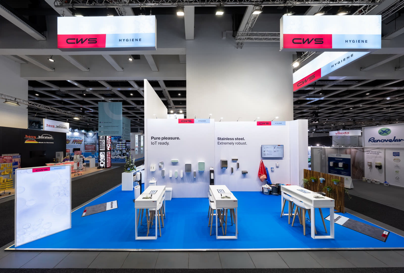 Messestand CWS Hygiene, CMS Berlin 2025