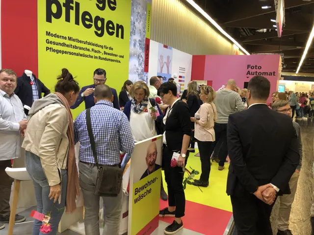 Messestand CWS auf der Altenpflege 2019 in Nürnberg, Ansicht 3