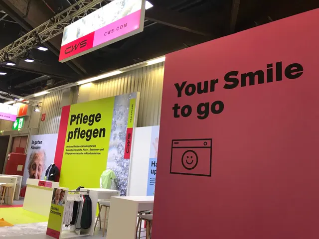 Messestand CWS auf der Altenpflege 2019 in Nürnberg, Ansicht 7