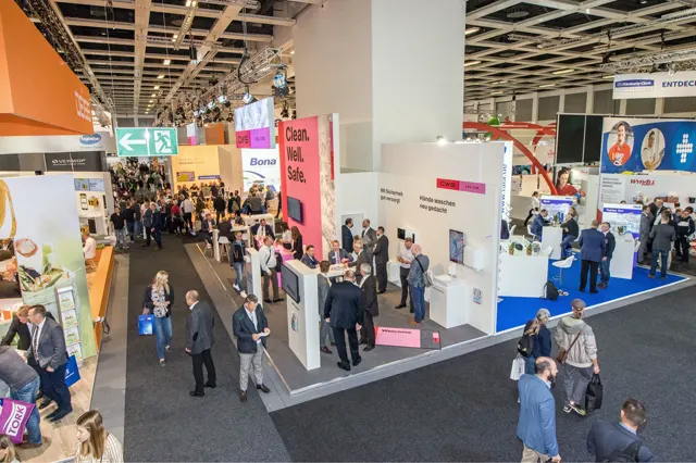 Messestand CWS auf der CMS 2019 in Berlin, Ansicht 1
