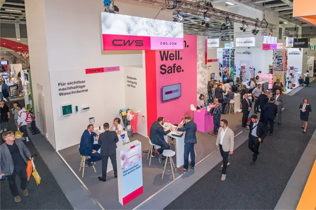 Messestand CWS auf der CMS 2019 in Berlin, Ansicht 2