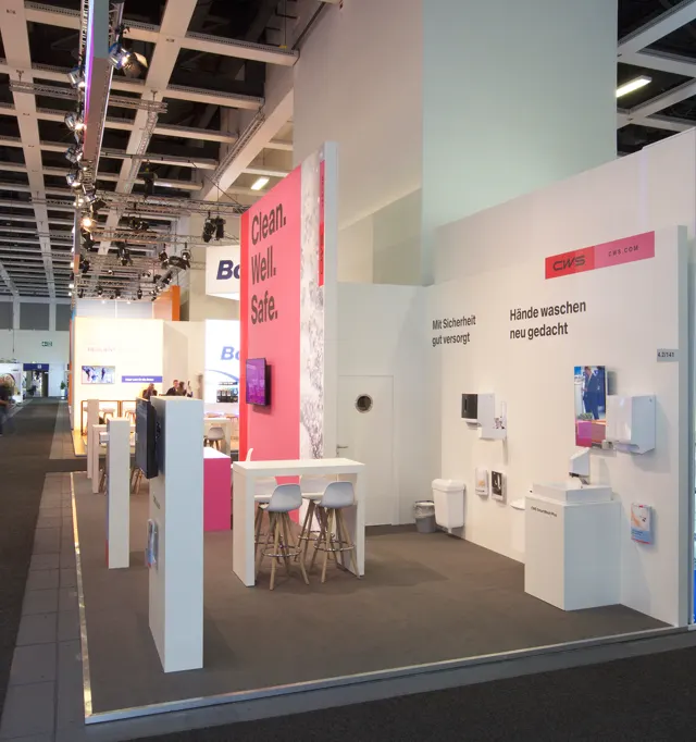 Messestand CWS auf der CMS 2019 in Berlin, Ansicht 5
