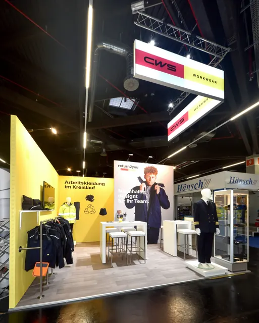 Messestand CWS Workwear auf der Enforce Tac 2026 in Nürnberg, Ansicht 3