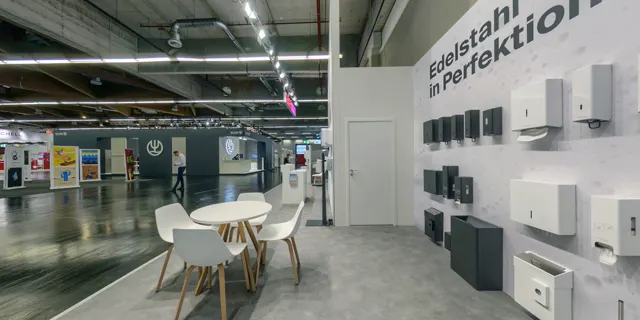 Messestand CWS auf der IFH/Intherm 2022 in Nürnberg, Ansicht 6