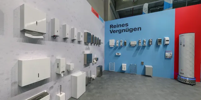 Messestand CWS auf der IFH/Intherm 2022 in Nürnberg, Ansicht 7