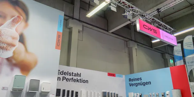 Messestand CWS auf der IFH/Intherm 2022 in Nürnberg, Ansicht 10