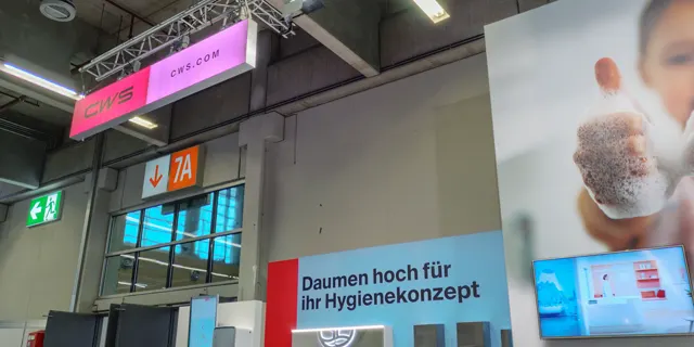 Messestand CWS auf der IFH/Intherm 2022 in Nürnberg, Ansicht 11