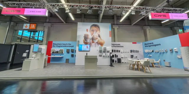 Messestand CWS auf der IFH/Intherm 2022 in Nürnberg, Ansicht 12
