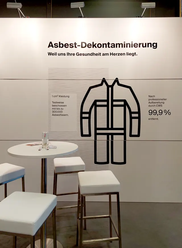 Messestand CWS auf der Interschutz 2022 in Hannover, Ansicht 6