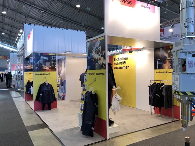 Messestand CWS auf der Schweisstec 2019 in Stuttgart, Ansicht 3