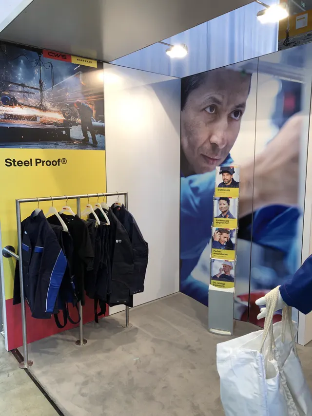 Messestand CWS auf der Schweisstec 2019 in Stuttgart, Ansicht 4
