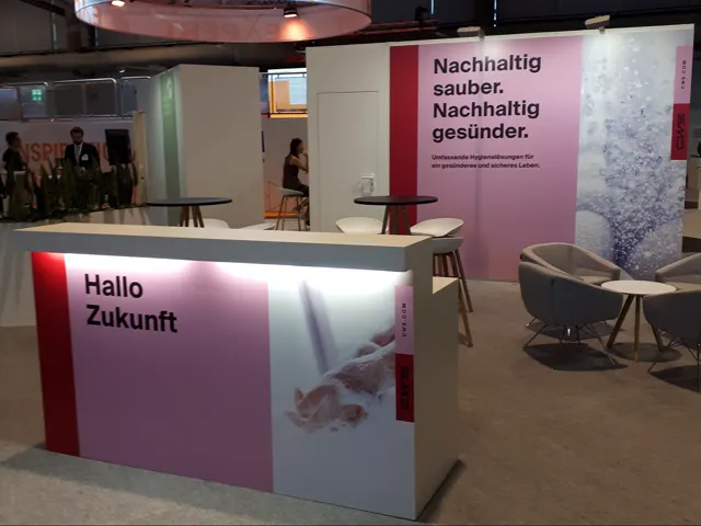 Messestand CWS auf der Servparc 2019 in Frankfurt, Ansicht 2