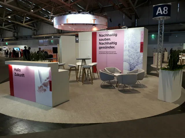 Messestand CWS auf der Servparc 2019 in Frankfurt, Ansicht 5