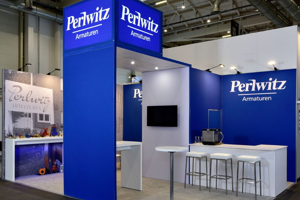 Messestand Perlwitz Armaturen, SMM Hamburg
