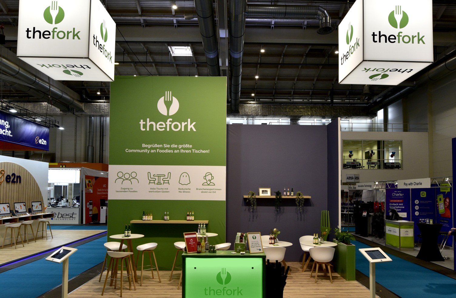 Messestand TheFork, Internorga Hamburg