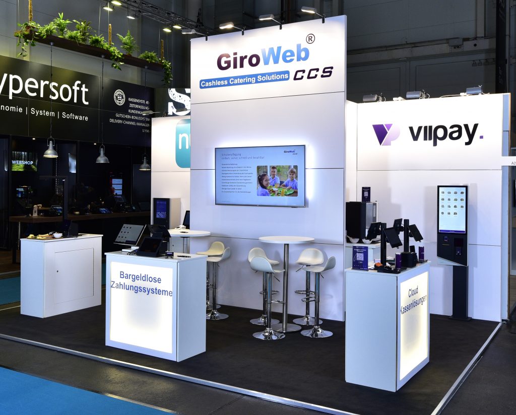 Giroweb Messestand auf der Internorga 2023 in Hamburg