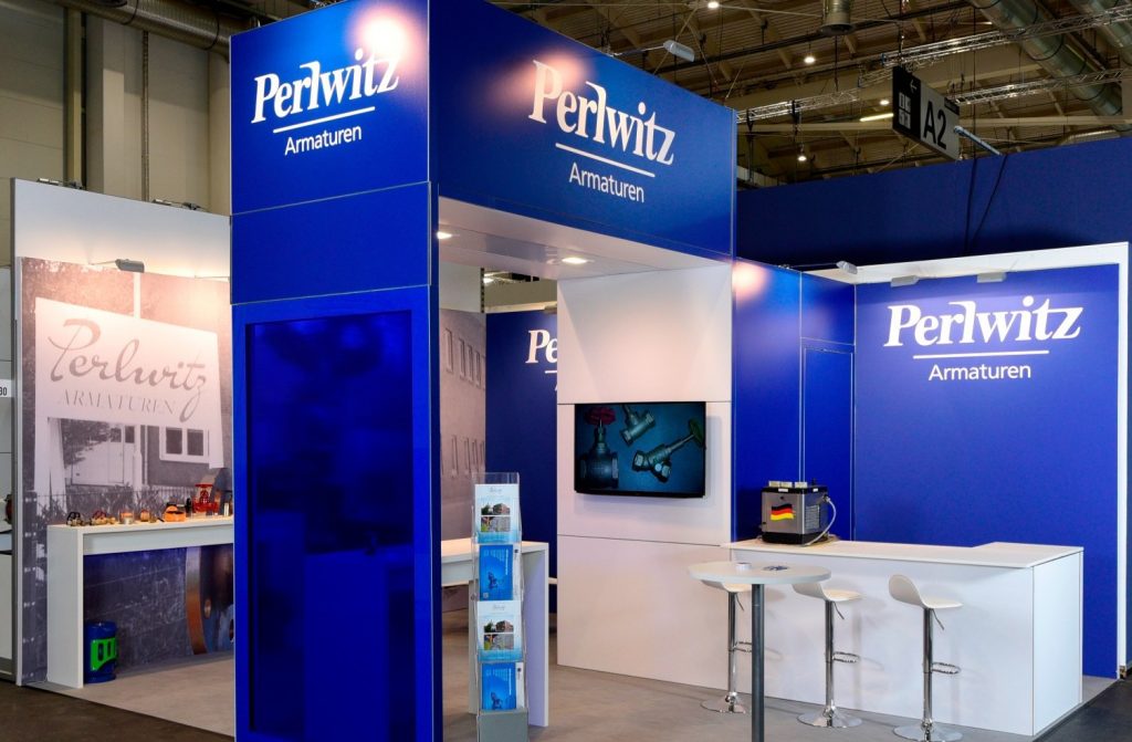Perlwitz Armaturen GmbH Messestand auf der SMM 2022 in Hamburg