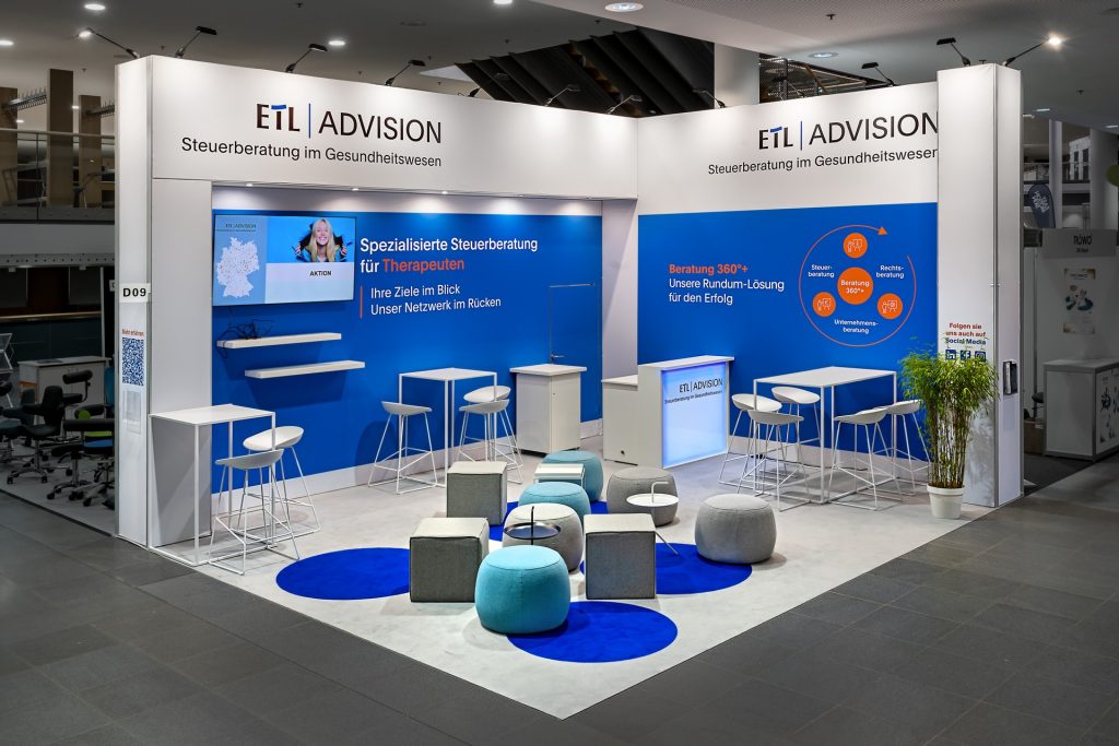 Messestand von ETL auf der Therapie 2025 in Stuttgart