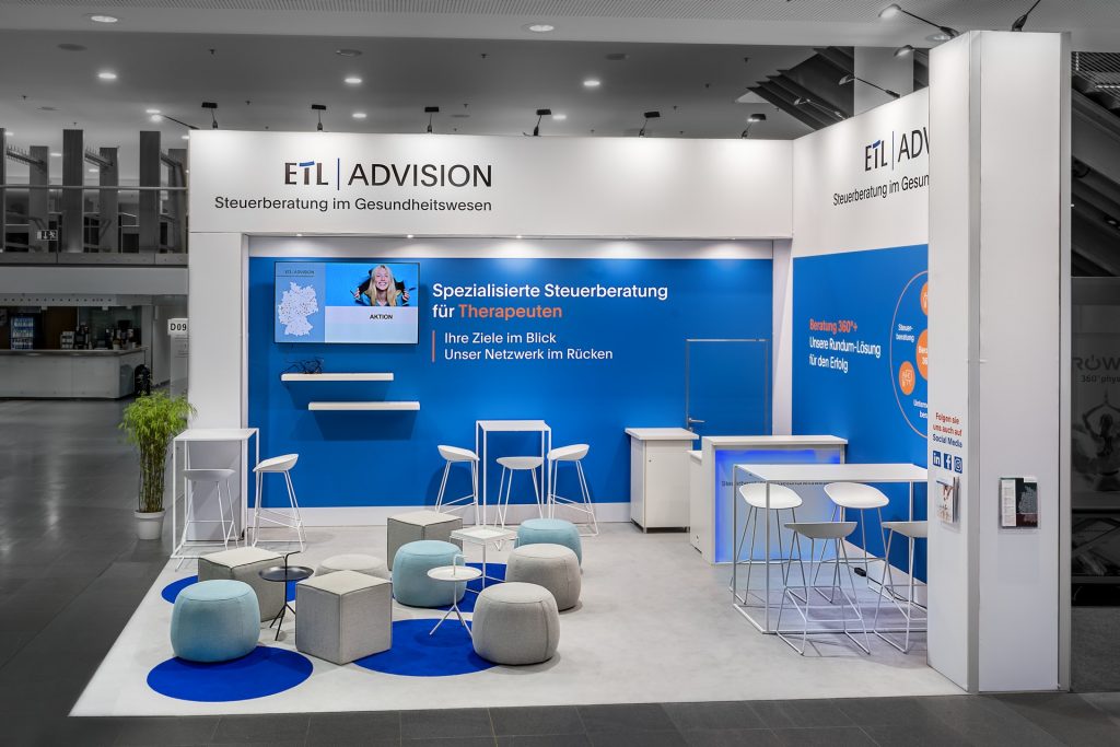 Messestand von ETL auf der Therapie 2025 in Stuttgart