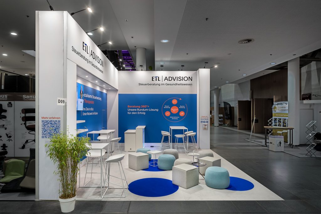 Messestand von ETL auf der Therapie 2025 in Stuttgart